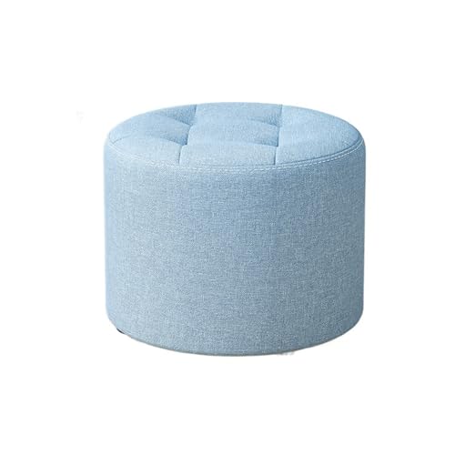JINBIXIANGDJKS Hause Massivholz Wohnzimmer Kaffee Tisch Stoff Kinder Einfache Sofa Stuhl(Blue,M) von JINBIXIANGDJKS