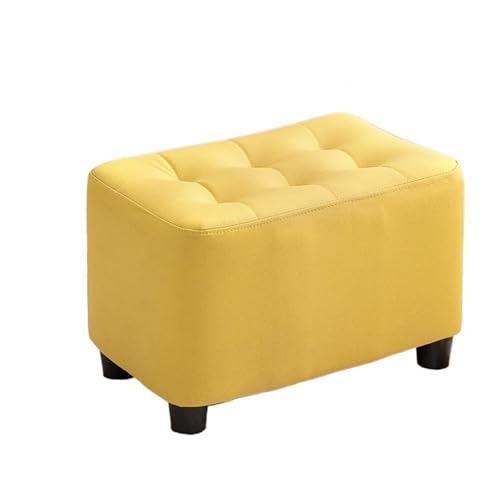 JINBIXIANGDJKS Home Einfache Sofa Stuhl Wohnzimmer Couchtisch Kleiner Schuhwechsel Weichen Stuhl(Yellow) von JINBIXIANGDJKS