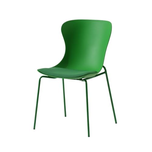 JINBIXIANGDJKS Home Esszimmerstuhl Schlichtes Design Rückenlehne Stuhl Modern Schlicht(Green) von JINBIXIANGDJKS
