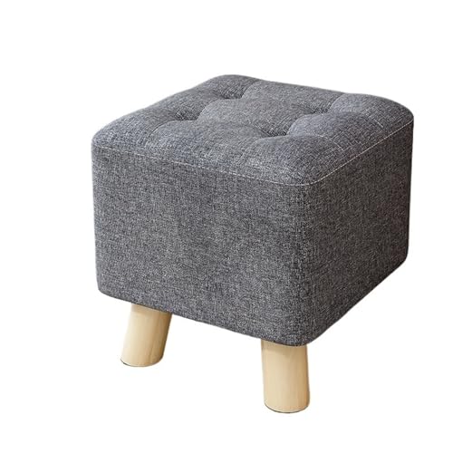 JINBIXIANGDJKS Home Hocker Hochwertiger Wohnzimmer Bequemer Softpack Langlebiger Sofastuhl(Gray) von JINBIXIANGDJKS