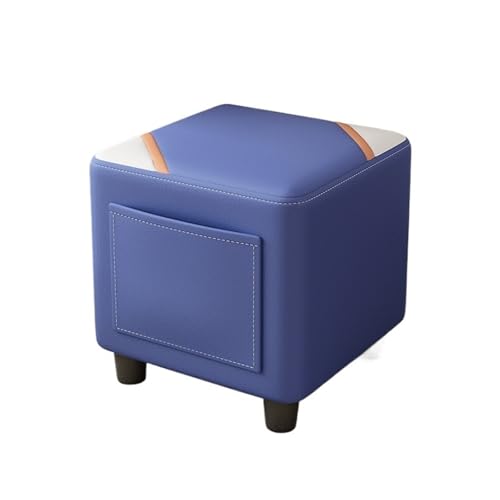 JINBIXIANGDJKS Home Schuhwechselhocker Bequemer Sofastuhl Wohnzimmer Robust Und Langlebig(Blue) von JINBIXIANGDJKS