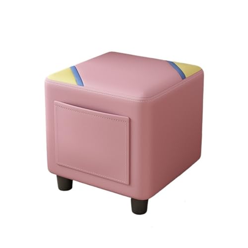 JINBIXIANGDJKS Home Schuhwechselhocker Bequemer Sofastuhl Wohnzimmer Robust Und Langlebig(Pink) von JINBIXIANGDJKS