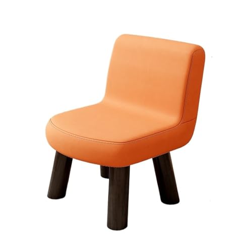 JINBIXIANGDJKS Home Sofa Stuhl Rückenlehne Wohnzimmer Couchtisch Schuhbank(Orange,35) von JINBIXIANGDJKS