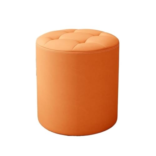JINBIXIANGDJKS Home Wohnzimmer Couchtisch Sofa Stuhl Kinder Weichen Schuhwechselhocker(Orange) von JINBIXIANGDJKS