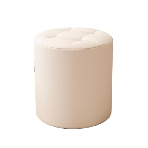 JINBIXIANGDJKS Home Wohnzimmer Licht Luxus High-End Schuhwechselstuhl Robust(White) von JINBIXIANGDJKS