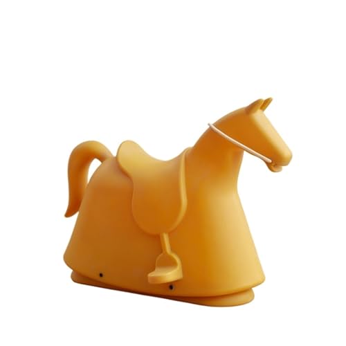 JINBIXIANGDJKS Kinder Schaukelpferd Cartoon Stuhl Home Einfache Koordinierte Balance Hocker(Yellow) von JINBIXIANGDJKS
