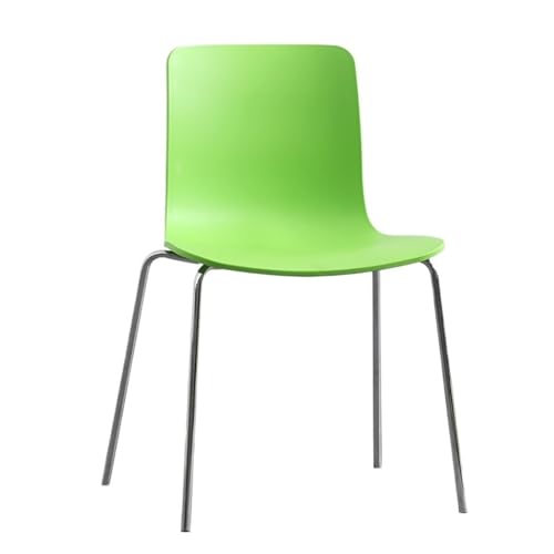 JINBIXIANGDJKS Kunststoff Einfache Moderne Esszimmerstuhl Cafe Stuhl Hocker(Green) von JINBIXIANGDJKS