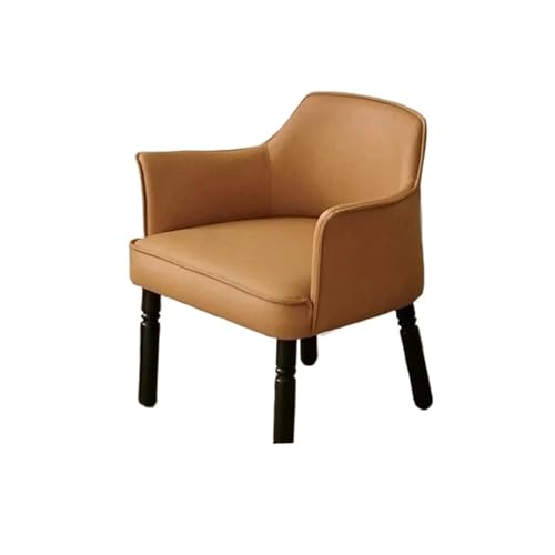 JINBIXIANGDJKS Leichter, Luxuriöser, Moderner, Minimalistischer Balkonstuhl Mit Einfacher Rückenlehne for Zuhause(Amber) von JINBIXIANGDJKS
