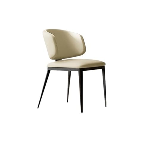 JINBIXIANGDJKS Leichter Luxuriöser Minimalistischer Esszimmerstuhl for Den Modernen Schminkstuhl(Beige) von JINBIXIANGDJKS