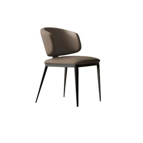 JINBIXIANGDJKS Leichter Luxuriöser Minimalistischer Esszimmerstuhl for Den Modernen Schminkstuhl(Brown) von JINBIXIANGDJKS