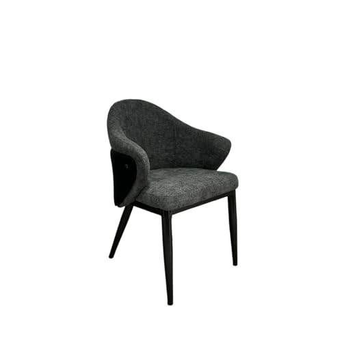 JINBIXIANGDJKS Leichter Luxus-Heimstuhl, Schlichter Modedesign-Restaurant-Sofastuhl(Gray) von JINBIXIANGDJKS