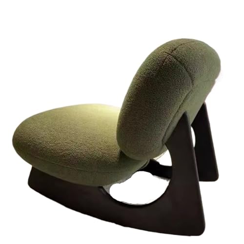 JINBIXIANGDJKS Leichter Luxus Moderner Einfacher Design-Einzelsofastuhl Wohnzimmerbalkon-Lazy Chair(Green) von JINBIXIANGDJKS