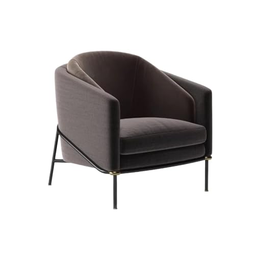 JINBIXIANGDJKS Leichter Luxus-Sofastuhl Im Schlichten Modedesign for Hotel- Und Arbeitszimmer(Gray) von JINBIXIANGDJKS