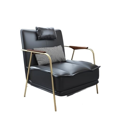 JINBIXIANGDJKS Leichter Luxus-Sofastuhl for Zuhause, Wohnzimmer, Einzelner Fauler Freizeitstuhl(Gray) von JINBIXIANGDJKS