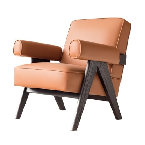 JINBIXIANGDJKS Massivholz Einzelsofa Stuhl Möbel Freizeit Armlehne Sofa von JINBIXIANGDJKS