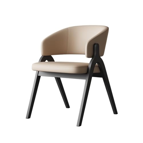 JINBIXIANGDJKS Massivholz Esszimmerstuhl Home Light Luxus Rückenlehne Stuhl Restaurant Verhandlungsstuhl(Gray) von JINBIXIANGDJKS