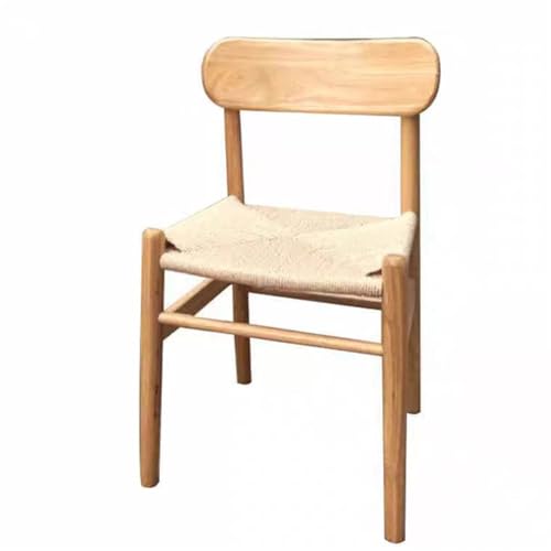 JINBIXIANGDJKS Massivholz Geflochtener Seilstuhl Einfacher Rattanstuhl Mit Rückenlehne for Zuhause JINBIXIANGDJKS Massivholz Geflochtener Seilstuhl Einfacher Rattanstuhl Mit Rückenlehne for Zuhause von JINBIXIANGDJKS