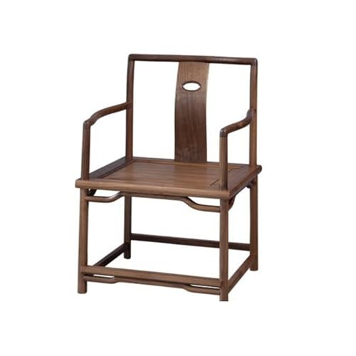 JINBIXIANGDJKS Massivholzstuhl Retro Schlichtes Design Esszimmerstuhl(Brown) von JINBIXIANGDJKS