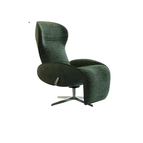 JINBIXIANGDJKS Mittagspause Liege Wohnzimmer Zuhause Drehbar Einzel Einfache Mode-Design Freizeitstuhl(Matchagreen) von JINBIXIANGDJKS