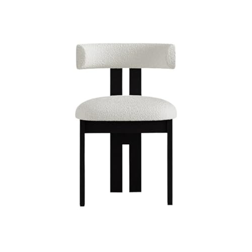 JINBIXIANGDJKS Mode Barstuhl Home Bar Restaurant Lässig Schlichtes Design Massivholzstuhl(Black) von JINBIXIANGDJKS