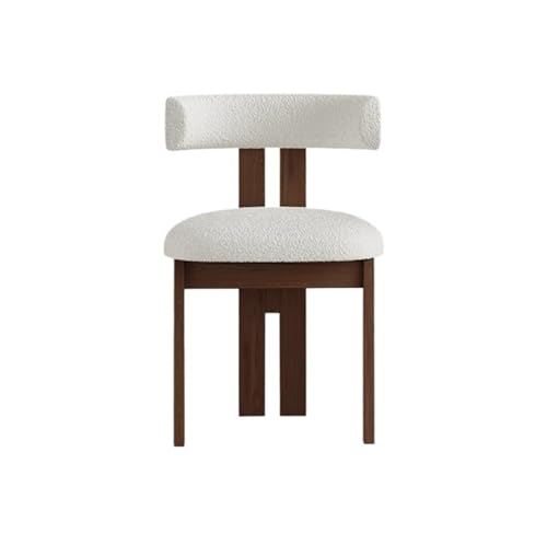 JINBIXIANGDJKS Mode Barstuhl Home Bar Restaurant Lässig Schlichtes Design Massivholzstuhl(Brown) von JINBIXIANGDJKS