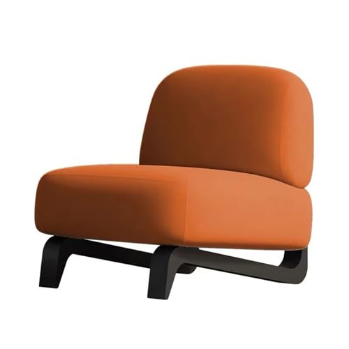 JINBIXIANGDJKS Mode Einfache Moderne Faul Design Sofa Stuhl Wohnzimmer Einzel Stuhl(Red) von JINBIXIANGDJKS