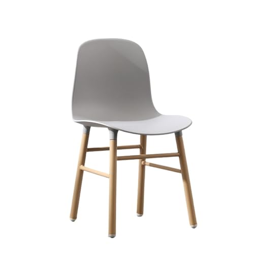 JINBIXIANGDJKS Mode Stuhl Rückenlehne Hocker Casual Restaurant Esszimmerstuhl(Gray) von JINBIXIANGDJKS