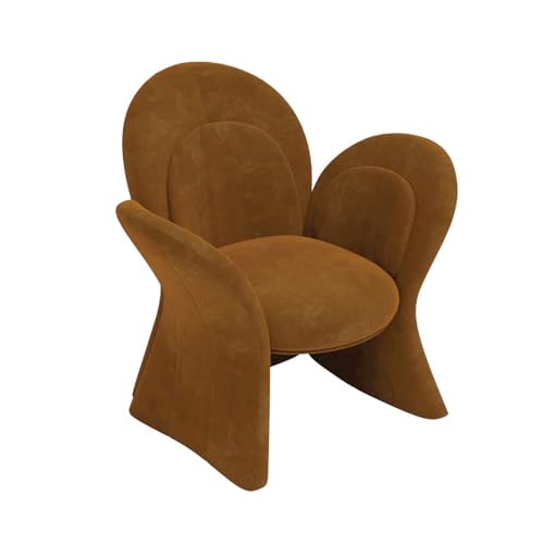 JINBIXIANGDJKS Moderne Einfache Einzel Sofa Stuhl Hause Wohnzimmer Schlafzimmer Freizeit(Brown) von JINBIXIANGDJKS