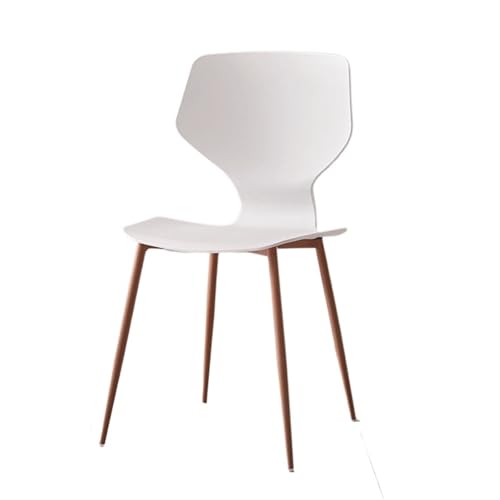 JINBIXIANGDJKS Moderne Einfache Hause Esszimmer Stuhl Freizeit Zurück Wohnzimmer Outdoor Stuhl(White) von JINBIXIANGDJKS