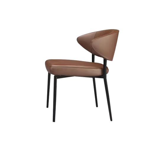 JINBIXIANGDJKS Moderner Minimalistischer Esszimmerstuhl for Zuhause, Leichter Luxusstuhl(Coffee) von JINBIXIANGDJKS