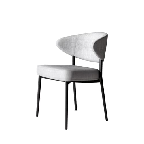 JINBIXIANGDJKS Moderner Minimalistischer Esszimmerstuhl for Zuhause, Leichter Luxusstuhl(Gray) von JINBIXIANGDJKS