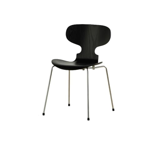 JINBIXIANGDJKS Moderner Stuhl Mit Schlichtem Design for Zuhause, Restaurant Und Café(Black,StyleA) von JINBIXIANGDJKS