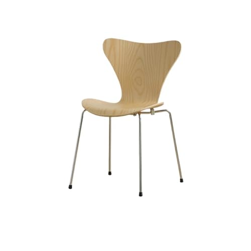 JINBIXIANGDJKS Moderner Stuhl Mit Schlichtem Design for Zuhause, Restaurant Und Café(Woodcolor,StyleB) von JINBIXIANGDJKS