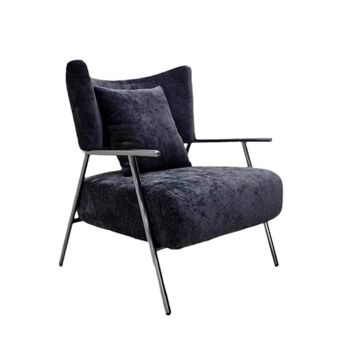 JINBIXIANGDJKS Modernes Schlichtes Design Metall Retro Rückenlehne Einzelstuhl Licht Luxus Wohnzimmer Sofa Stuhl Balkon Schlafzimmer Freizeit JINBIXIANGDJKS Modernes Schlichtes Design Metall Retro Rückenlehne Einzelstuhl Licht Luxus Wohnzimmer Sofa Stuhl Balkon Schlafzimmer Freizeit von JINBIXIANGDJKS
