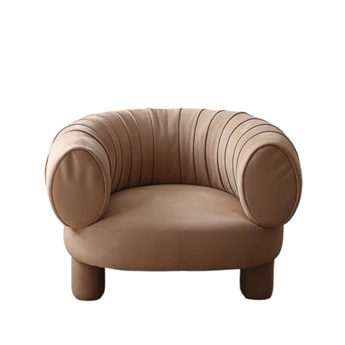 JINBIXIANGDJKS Modischer, Schlichter, Leichter Luxus-Design-Wohnzimmer-Einzel-Freizeit-Sofastuhl von JINBIXIANGDJKS