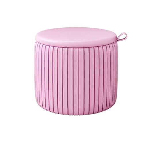 JINBIXIANGDJKS Niedriger Hocker for Das Wohnzimmer, Hochwertiger Couchtisch, Sofastuhl, Robuster Und Langlebiger Schuhwechselstuhl(Purple) von JINBIXIANGDJKS