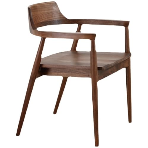 JINBIXIANGDJKS Praktischer Esszimmerstuhl Mit Schlichtem, Stilvollem Design Und Rückenlehne Aus Massivholz von JINBIXIANGDJKS