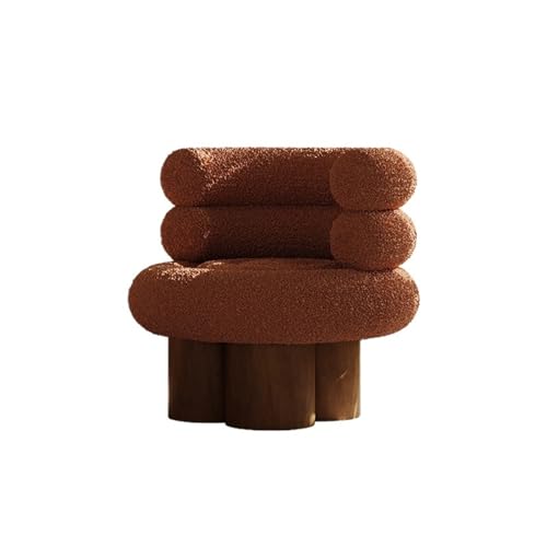 JINBIXIANGDJKS Retro Einzel Sofa Stuhl Hocker Wohnung Wohnzimmer Balkon Freizeit Stuhl(Matchagreen) von JINBIXIANGDJKS