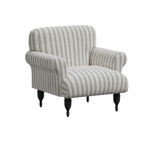 JINBIXIANGDJKS Retro Einzelsofa Stuhl Wohnzimmer Baumwolle Leinen Einfache Mode-Design Freizeitstuhl(Singlesofa) von JINBIXIANGDJKS