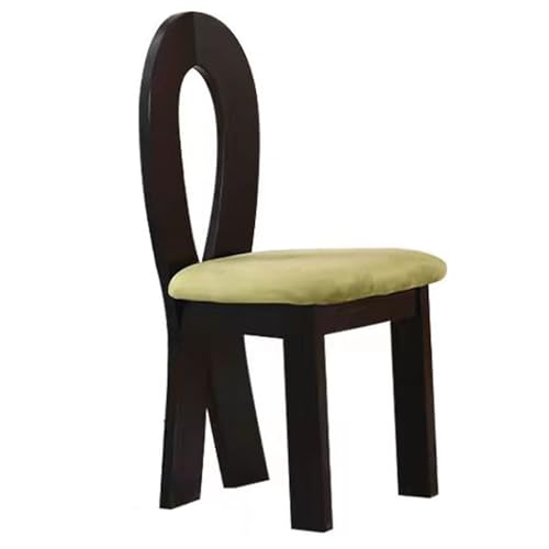 JINBIXIANGDJKS Retro Esszimmerstuhl Aus Massivholz(Black) von JINBIXIANGDJKS