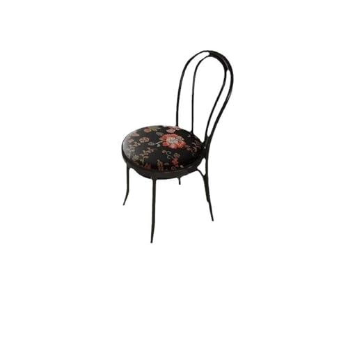 JINBIXIANGDJKS Retro Massivholz Esszimmerstuhl Home Einfacher Freizeit Café Stuhl Schlichtes Design von JINBIXIANGDJKS