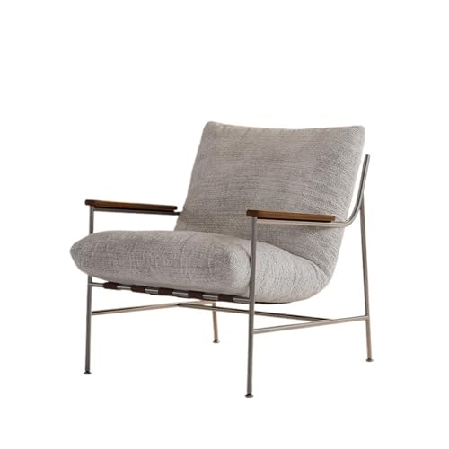 JINBIXIANGDJKS Retro Sofa Stuhl Einfache Mode Design Freizeit Liege Wohnzimmer(White) von JINBIXIANGDJKS