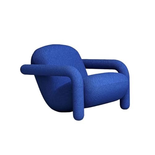 JINBIXIANGDJKS Sofa Stuhl Freizeit Single Home Stilvolle Einfache Design(Blue) von JINBIXIANGDJKS
