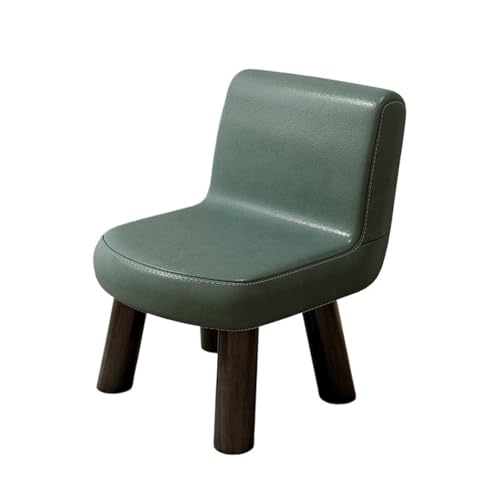 JINBIXIANGDJKS Sofa Stuhl Home Rückenlehne Wohnzimmer Couchtisch Kinder Schuhwechselhocker(DarkGreen,40) von JINBIXIANGDJKS