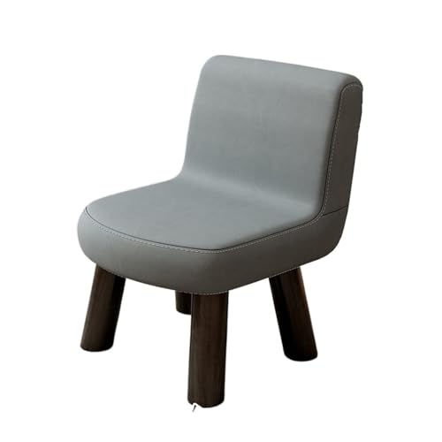 JINBIXIANGDJKS Sofa Stuhl Home Rückenlehne Wohnzimmer Couchtisch Kinder Schuhwechselhocker(Darkgray,35) von JINBIXIANGDJKS