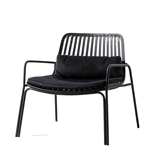 JINBIXIANGDJKS Sofa Stuhl Im Freien wasserdichte Liege Hause Moderne Einfache Freizeit(Black,StyleA) von JINBIXIANGDJKS