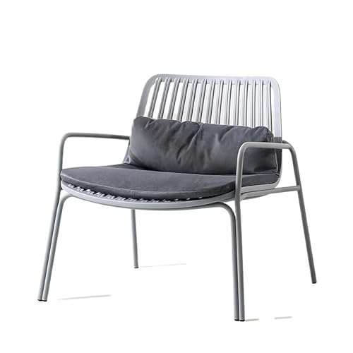 JINBIXIANGDJKS Sofa Stuhl Im Freien wasserdichte Liege Hause Moderne Einfache Freizeit(Gray,StyleA) von JINBIXIANGDJKS