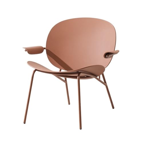 JINBIXIANGDJKS Sofa Stuhl Wohnzimmer Schlafzimmer Balkon Im Freien Freizeit Einzigen Armlehne Rückenlehne Hocker(Brown) von JINBIXIANGDJKS