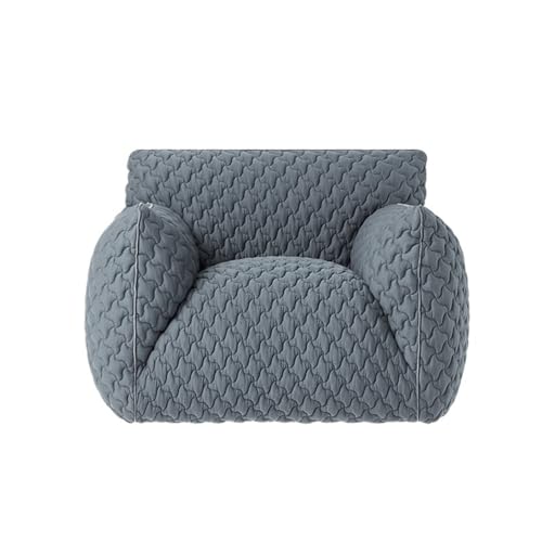 JINBIXIANGDJKS Sofa Wohnzimmer Moderne Einfache Licht Luxus Stoff Sofa Stuhl(Gray) von JINBIXIANGDJKS