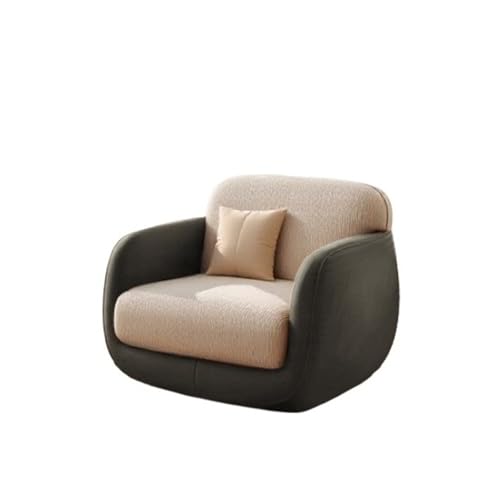 JINBIXIANGDJKS Sofastuhl, Schlichter, Stilvoller Freizeitstuhl Mit Modernem Design(Gray) von JINBIXIANGDJKS